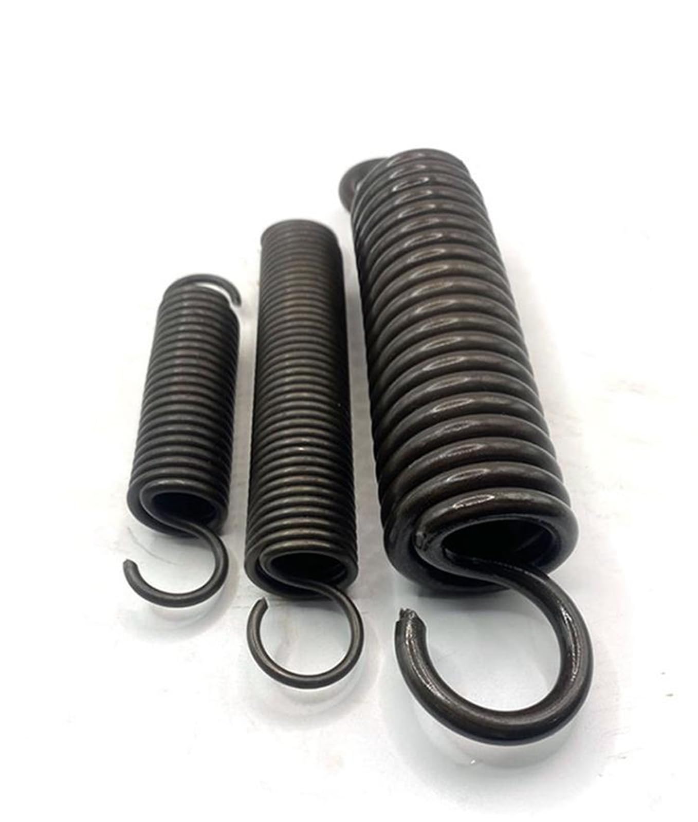 2 Stück Doppelhaken Spannfedern, Federstahl 1.6 x 11 x 150 mm, Drahtdurchmesser 1.6 mm, OD 11 mm, Freie Länge 150 mm 2 Stück Doppelhaken Spannfedern, Federstahl 1.6 x 11 x 150 mm, Drahtdurchmesser 1.6 mm, OD 11 mm, Freie Länge 150 mm