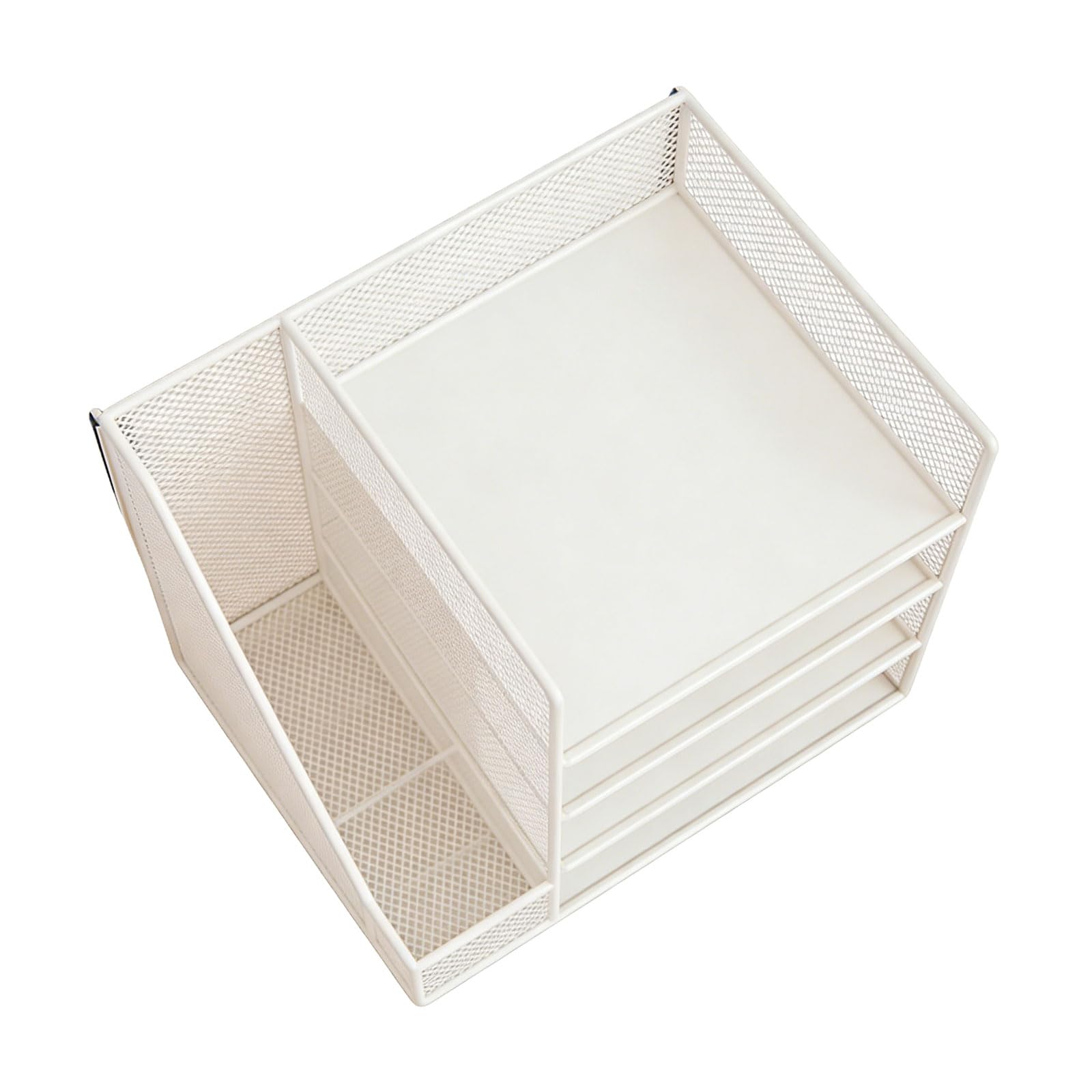 Desk Organizers with File Holders, 4 Tiers Paper Letter Tray Organizers Meshes Desktop File Organization Offices Supplies Paper Letter Tray