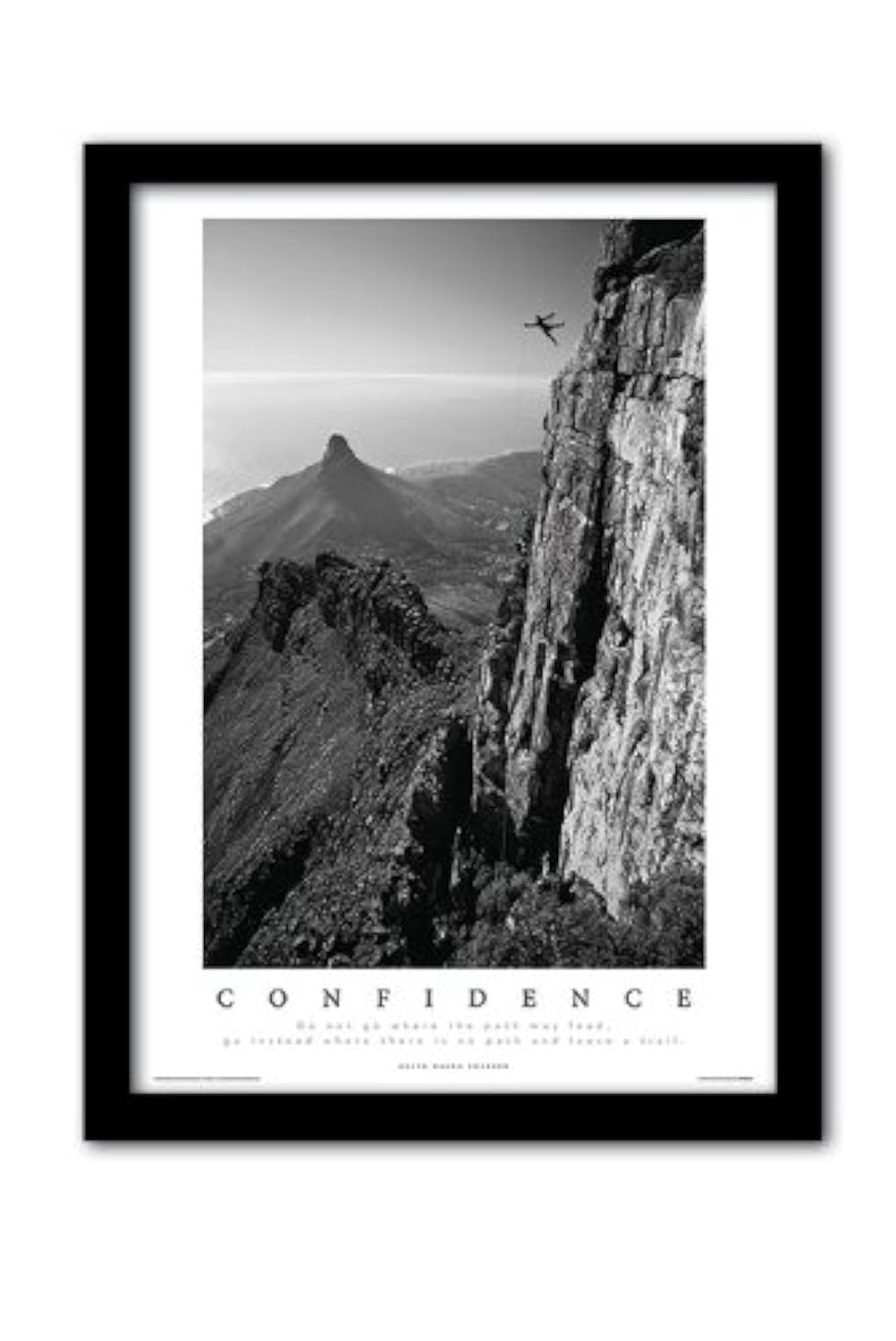 Pyramid International Confidence Framed Print Memorabilia, Multi-Colour, 30 x 40 x 1.3 cm