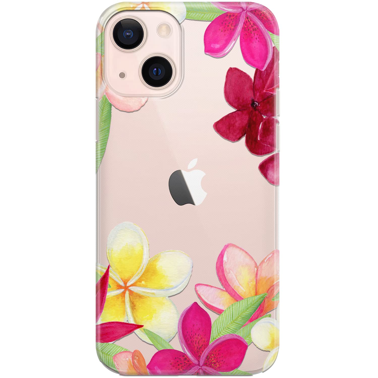 Amazon.com: Cavka Phone Case Compatible with iPhone 17 Air 16e 15 Pro Max  14 Plus 13 12 Mini SE 11 Summer Print Cover Silicone Clear TPU Floral  Plumeria Protective Shockproof Tropical Hawaiian