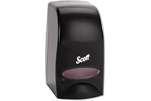 Scott Essential Manual Restroom Soap Dispenser in Black