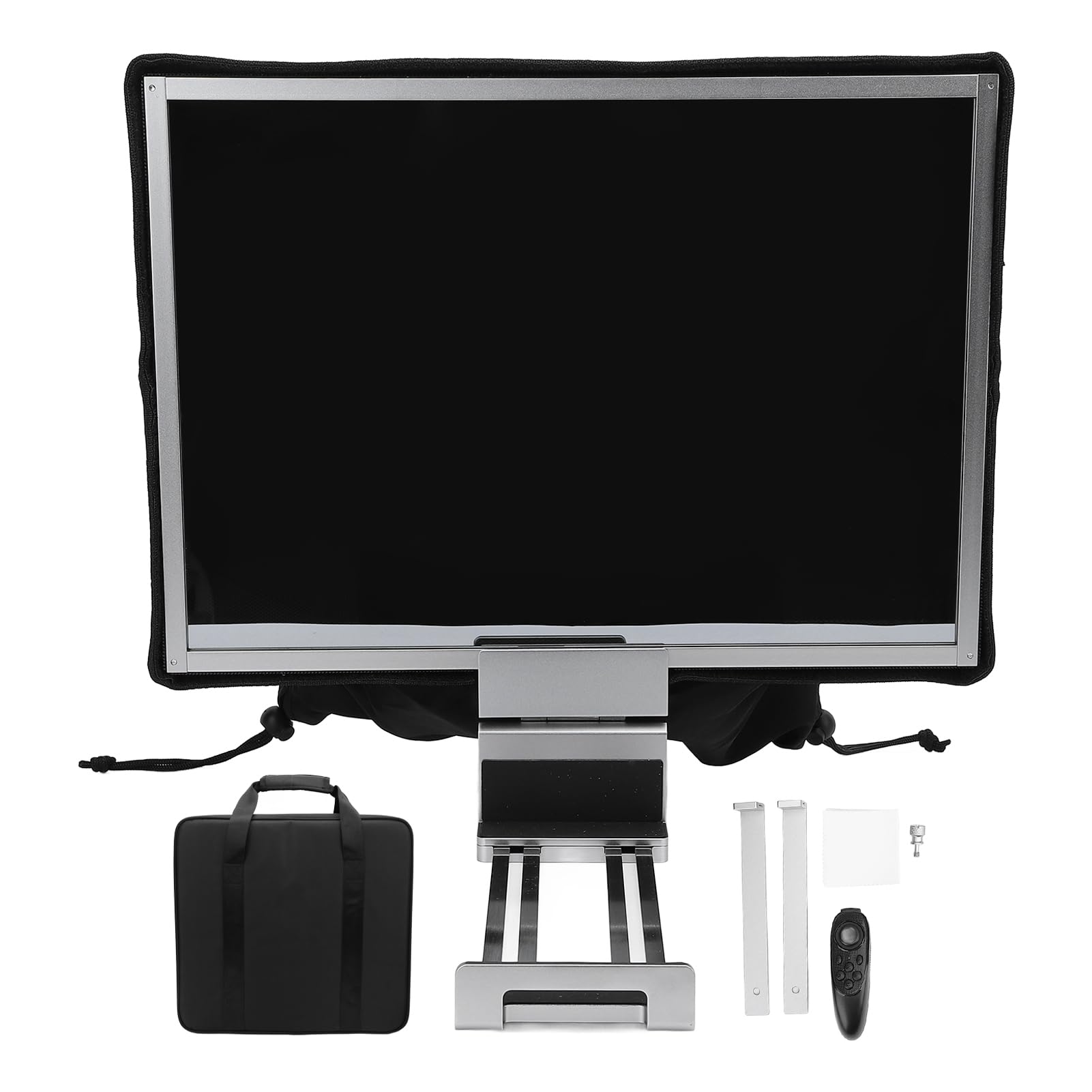 Gobbo, Gobbo Sollevabile Portatile in Lega di Alluminio HD da 16 Pollici, Supporto APP e Controllo BT, Compatibile con Tablet, Smartphone, Fotocamera, per Vlogger Didattico Online