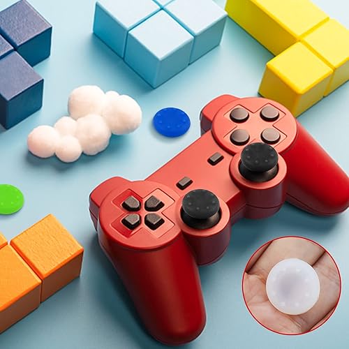 Miniatura 5 de BeautyMood 40 piezas de coloridos agarres de silicona para el pulgar, control analógico, joystick para el pulgar, cubierta para PS2, PS3, PS4, PS5,