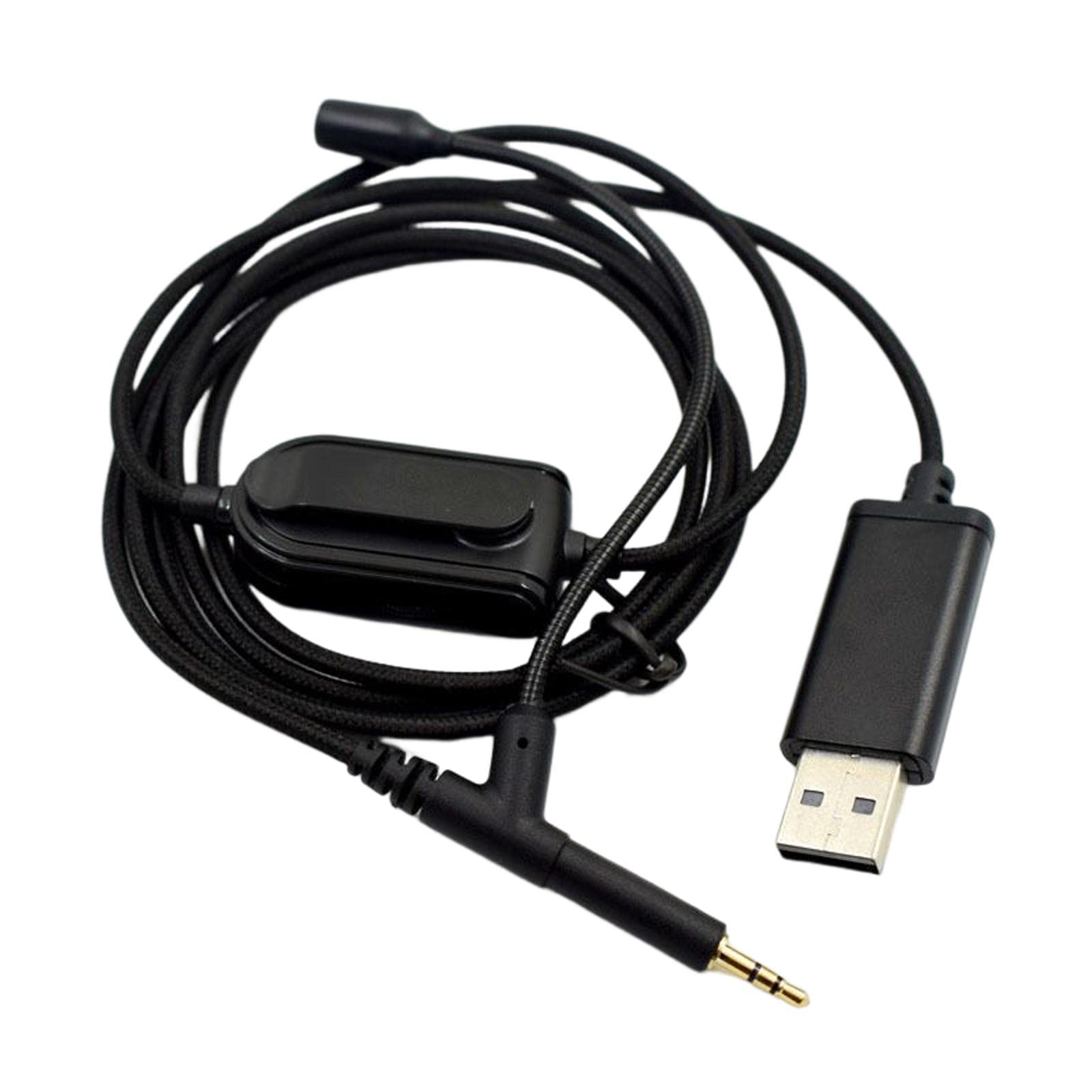 USB to 2.5mm Earphone Audio Cable with Microphone for QC35 Y55 Y50-image-46