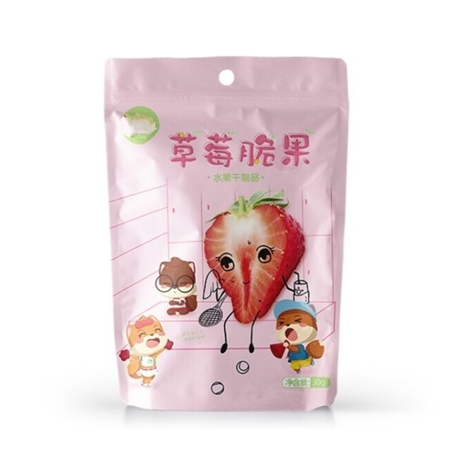 30 G De Patatas Fritas De Fresa Liofilizadas: Snacks De Frutos Secos Enteros, Crujientes Y Deliciosos Que Debes Probar(10bag)
