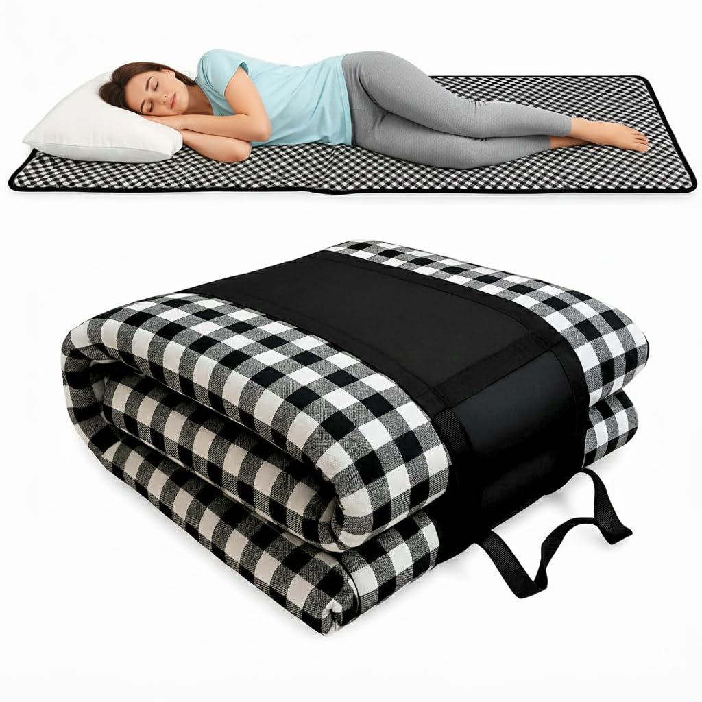 Premium Single Bed Mattress 6x3 Feet Lightweight | Foldable Bed for Travel | Single Bed Mattress Outdoor Camping Cotton