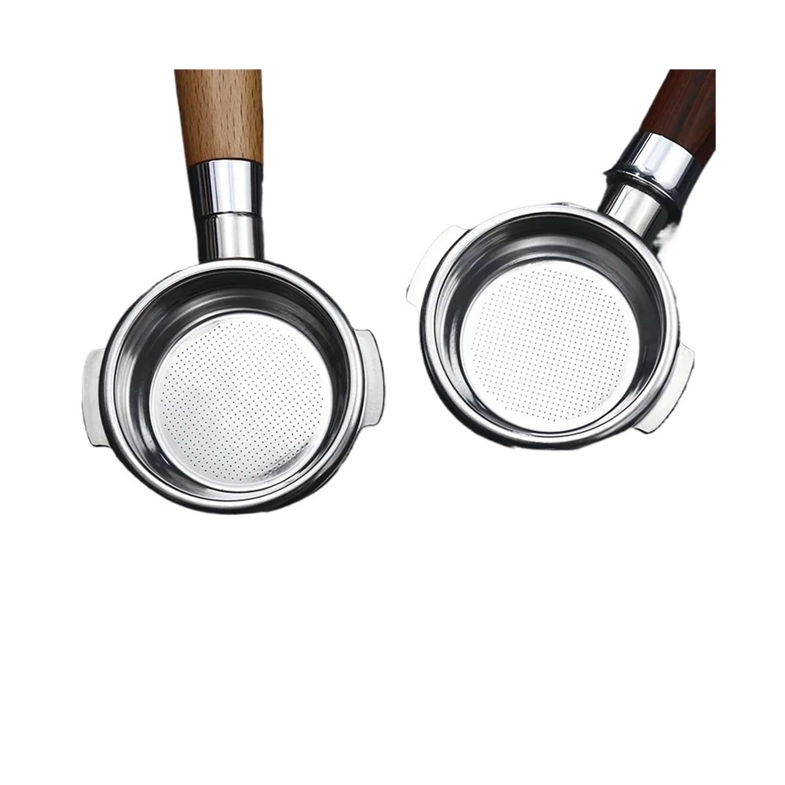 Mango De Portafiltro Sin Fondo For Cafetera De 58 Mm, 2 Orejas, Compatible Con Breville, BES900 BES920 BES980, Pieza De Repuesto De Espresso De Acero Inoxidable 304 | 58mm-Breville-E1