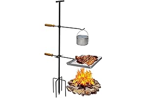 Over Fire Camping Grill - The Perfect Way to Cook Over a Campfire