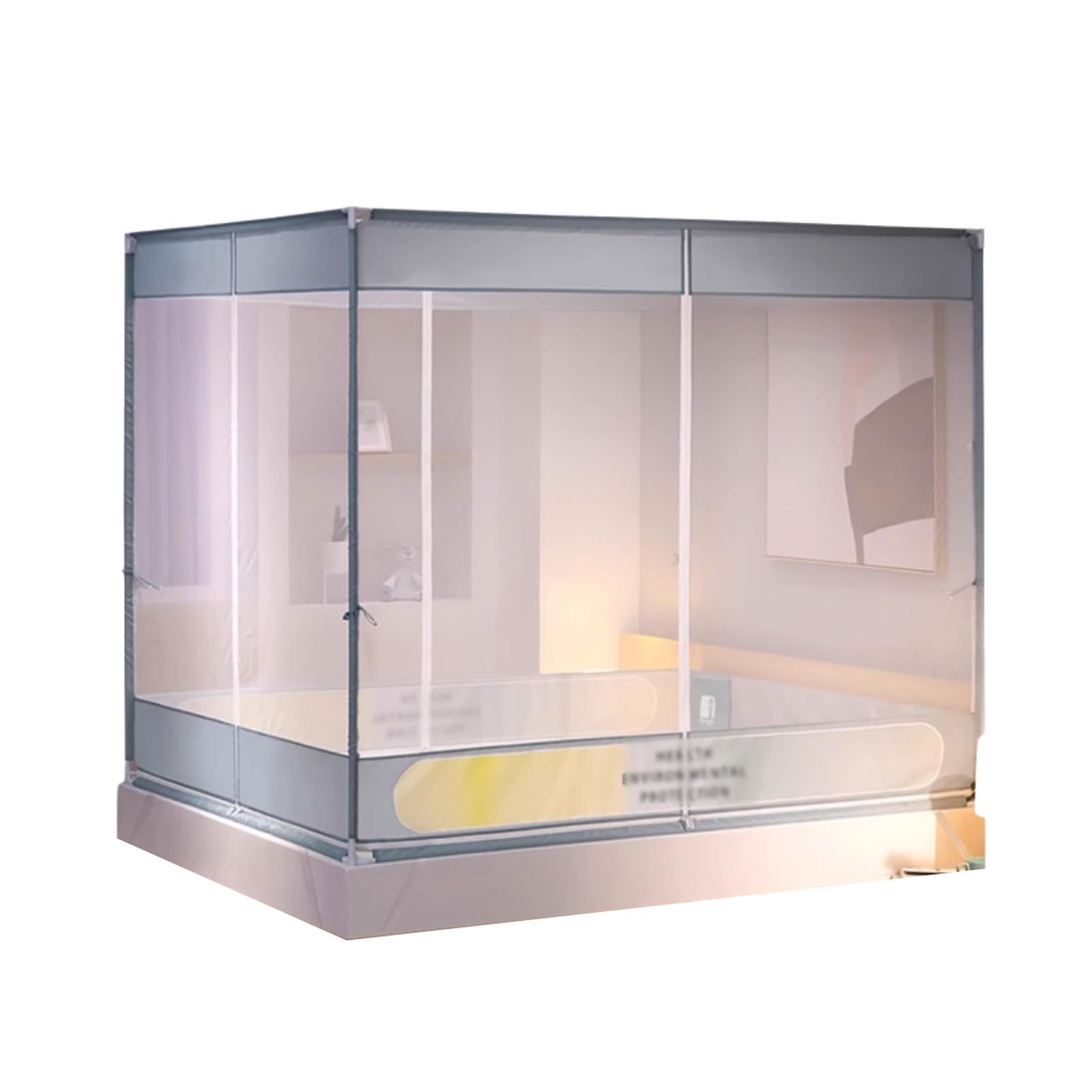 Polyester Folding Mosquito Net Tent Breathable Mosquito Net with Bottom Three Door Mosquito Net Suitable for Home