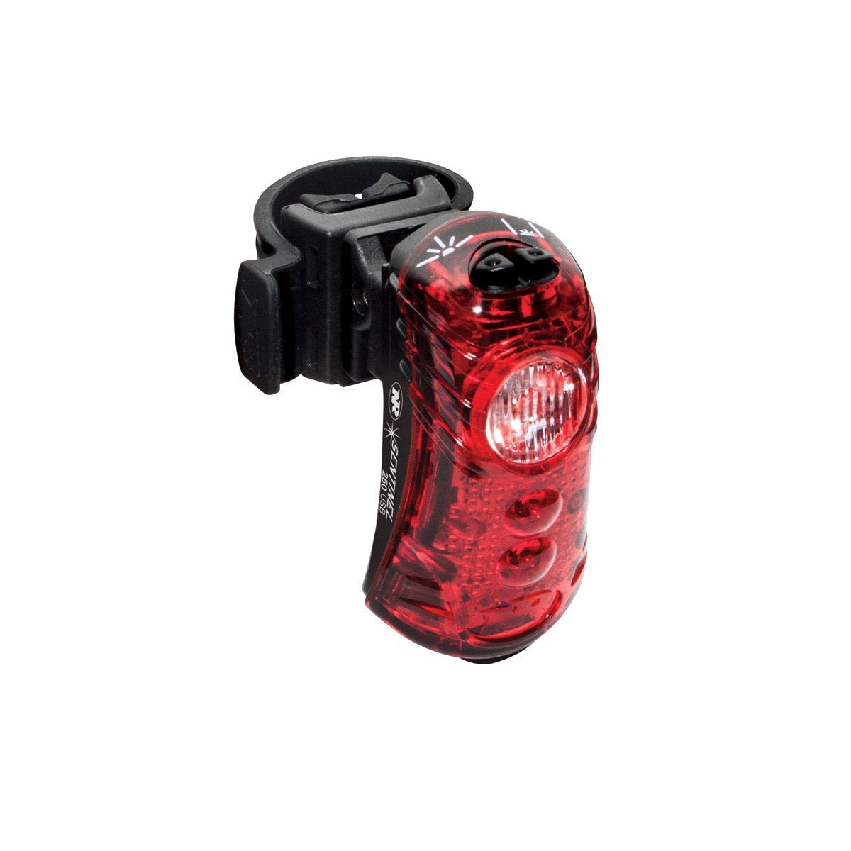 NiteRider Sentinel 250 w/Laser Lane Lines LED Rear Bike Light USB Rechargeable IP64 Rated Bicycle Tail Light Bright Daylight Visible Easy to Install