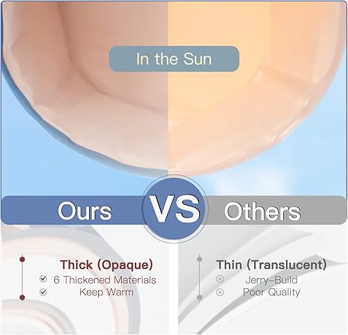 Miniatura 4 de LERGNA Bañera portátil, bañera independiente plegable, bañera japonesa de remojo, bañera de ducha, bañera de spa plegable para adultos, niños y