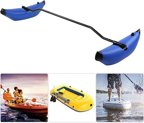Miniatura 2 de Estabilizador de estabilizador de kayak, kit portátil de PVC para kayak, estabilizador de kayak inflable fácil de instalar, canoa estabilizador para