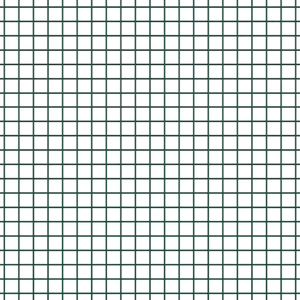 Valla con postes, juego de valla de jardín para pollos, gansos, pavos, aves de corral 25 x 0,8 m (malla de 1,2 x 1,2 cm)