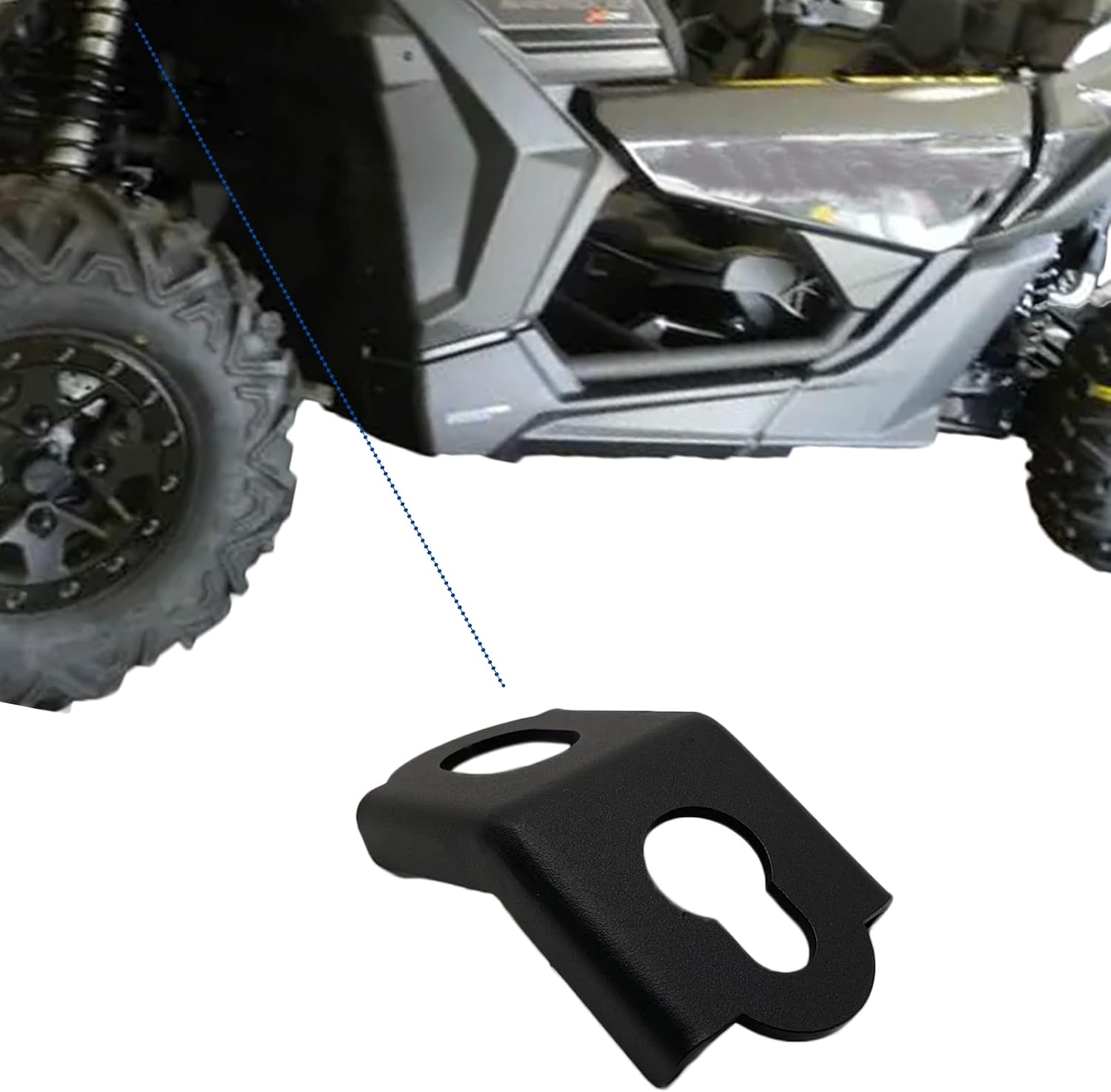 Tie Down Brackets Hooks Accessories Compatible with Can Am Maverick Max X3, Maverick X3 2017 2018 2019 2020 2021 2022 4 Pack