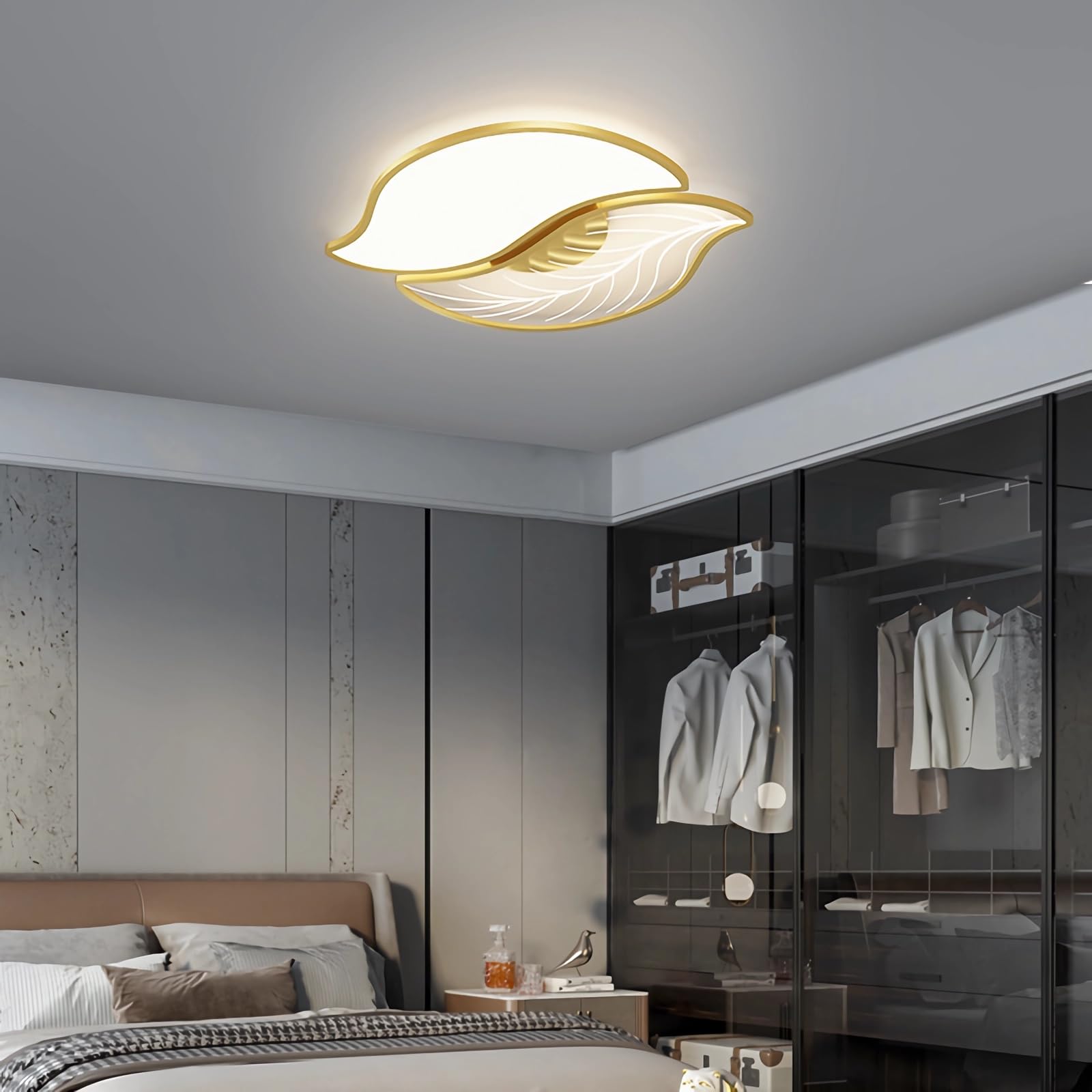 Lámpara LED de techo regulable con mando 3000-6000K para iluminación de apartamento 8