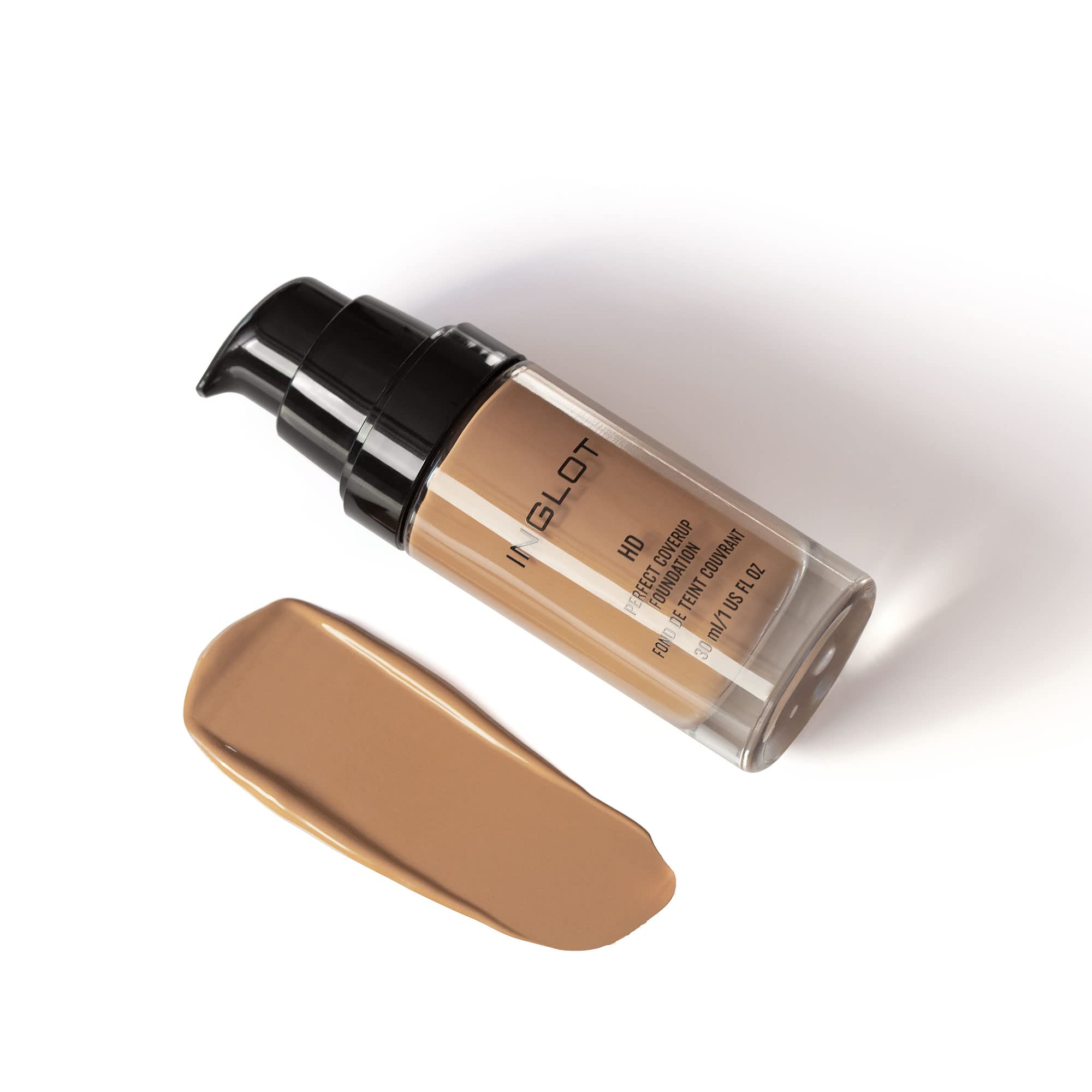 Inglot HD Perfect Coverup Foundation, Für einen langanhaltenden Effekt mit HD Pigmenten, Hypoallergen, natürliches, makelloses Aussehen, mit weißen Trüffelextrakts, 30 ml : 82
