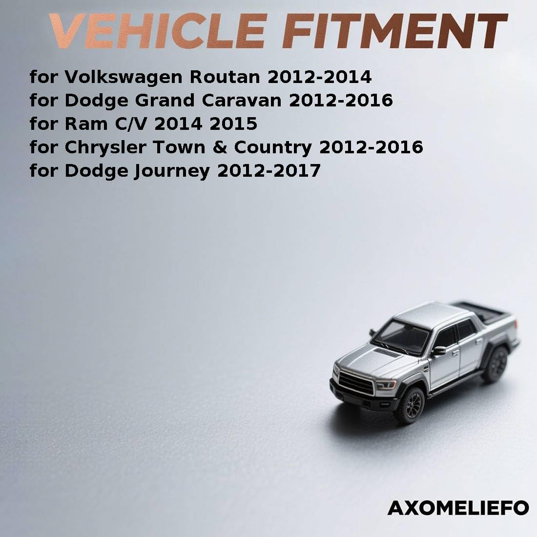 Front Rear Set Disc Brake Caliper Bushing for Dodge Grand Caravan,Journey 2012-2017 for Chrysler Town & Country 2012-2016 for Ram C V 2014-2015 for Volkswagen Routan 2012-2014 2 Pcs