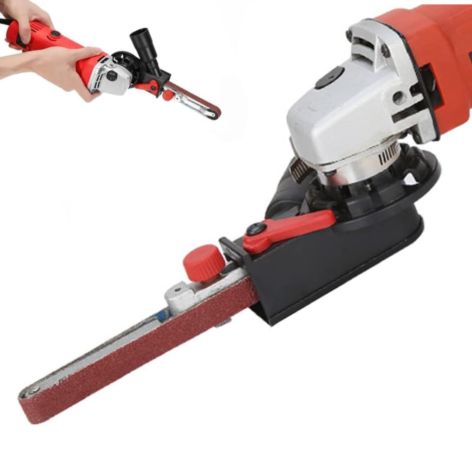 Levigatrice A Nastro Adattatore Per Smerigliatrice Angolare M14, Mini Elettrica Lucidatrice