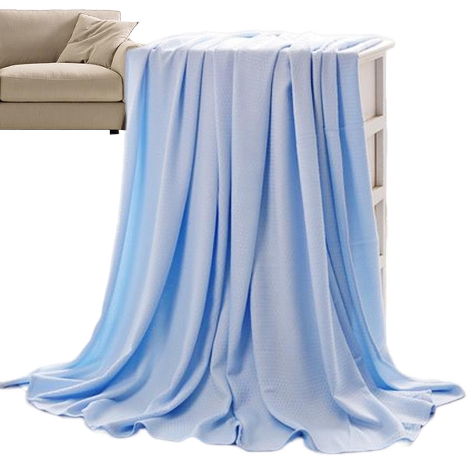 Generisch Coperta rinfrescante da viaggio, estiva, trapunta per | climatizzatore in fibra di , leggera e sottile, traspirante, delicata sulla pelle
