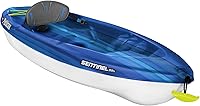 Pelican Sentinel 80X Sit-on-Top Kayak - Lightweight 8ft RAM-X Recreational Kayak with Ergoform Backrest for Stable Paddling