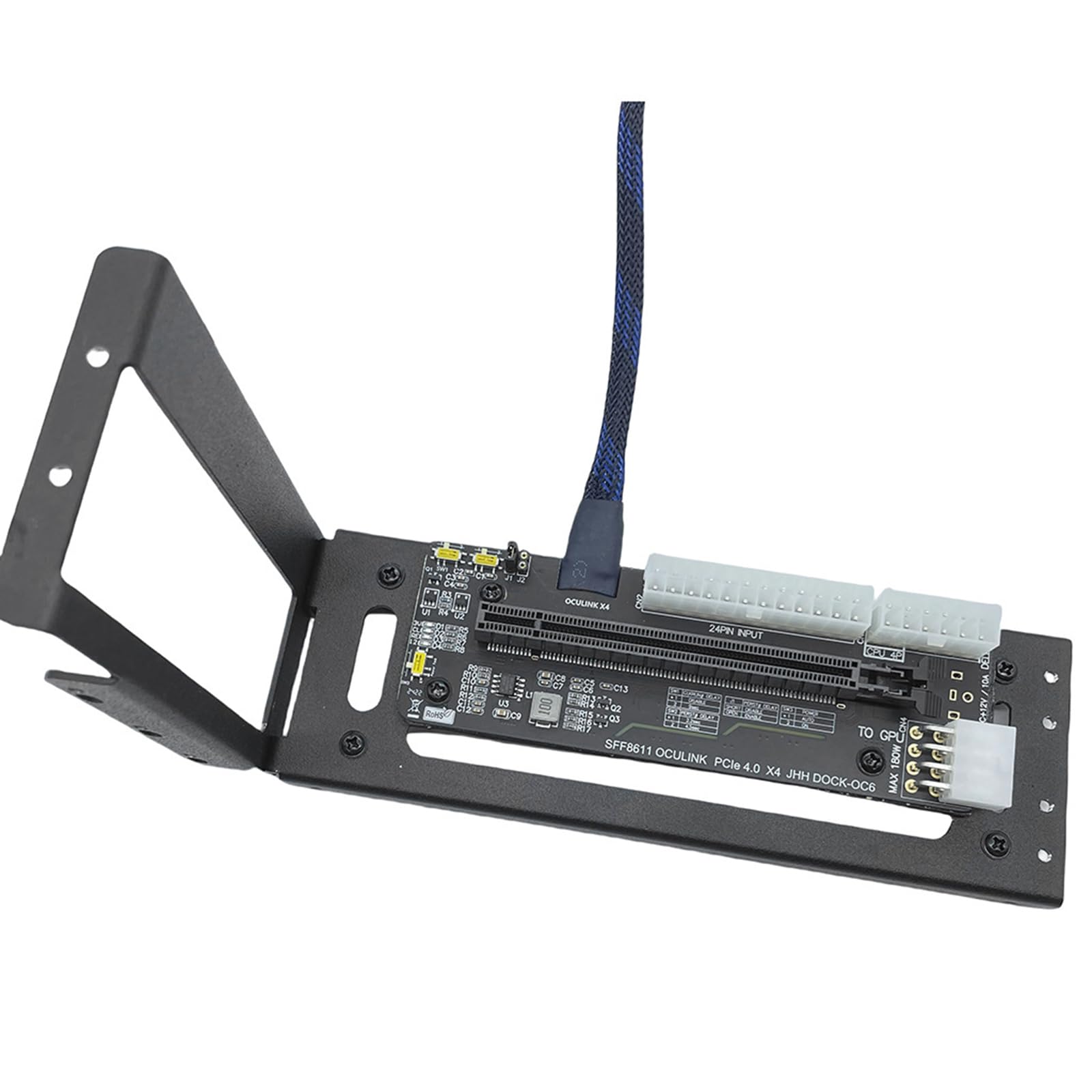 Generisch Supporto per laptop EGPU esterno, con scatola in metallo bianco