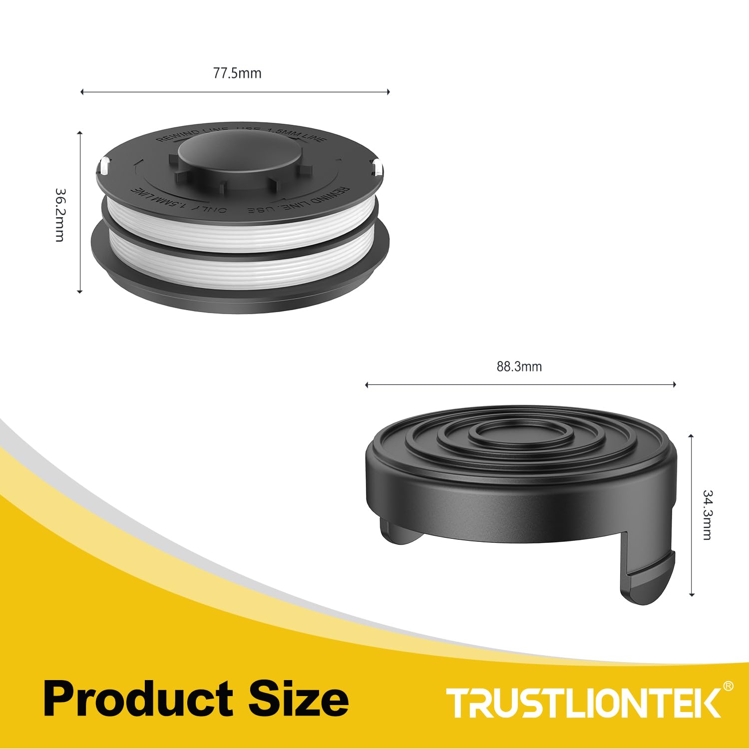 Coperchio Bobina Adatto Per Tagliaerba Elettrico Gardenline GLR - Foto 12