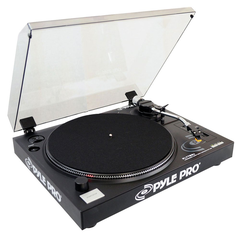 Pyle PLTTB3U Belt Drive USB Turntable With Recording & Digital Software