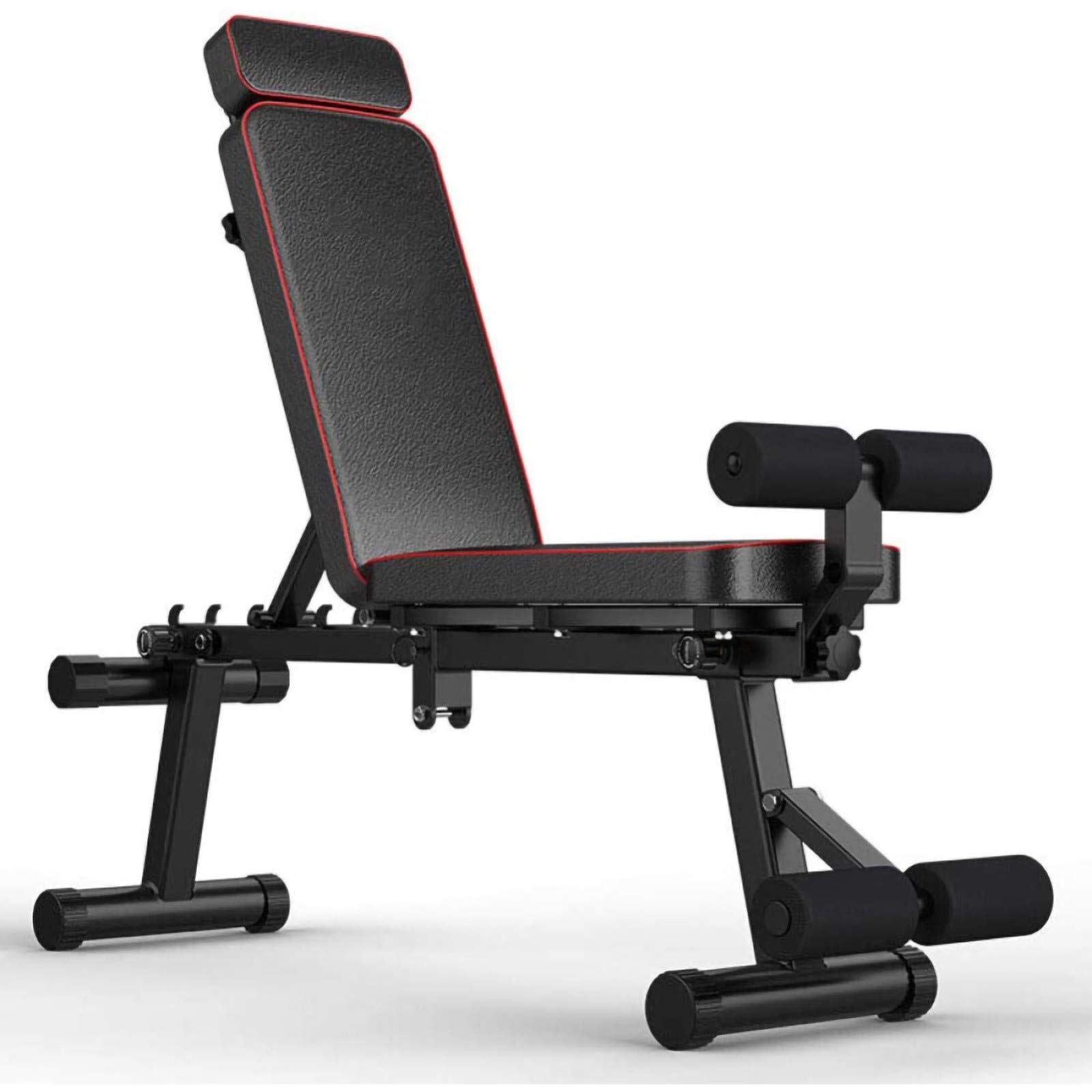 Panca Pesi Panca Pesi Pieghevole, Panca per Esercizi Piatta Regolabile, Panche Pesi olimpiche robuste e durevoli, Panca da Palestra, per Palestra Domestica, Carico Massimo 200 kg