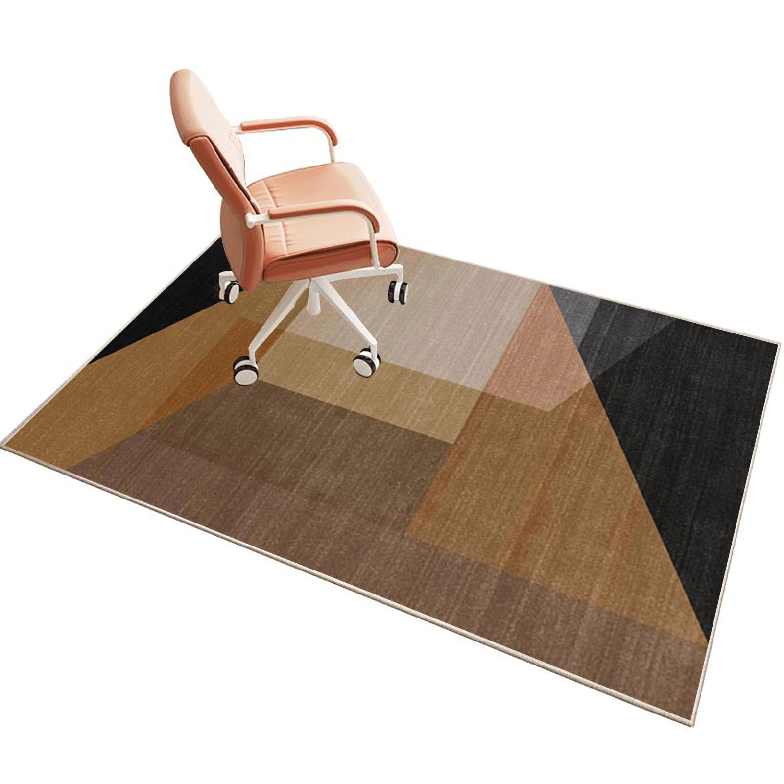 Office Gaming Chair Mat for Hard Floor, Computer Floor Mat for Carpet, Office Chair Carpet Protector Mat Carpeted Floor, Office Chair Rug Protector for Rolling Chair, Desk Chairmats 150 x 180 cm