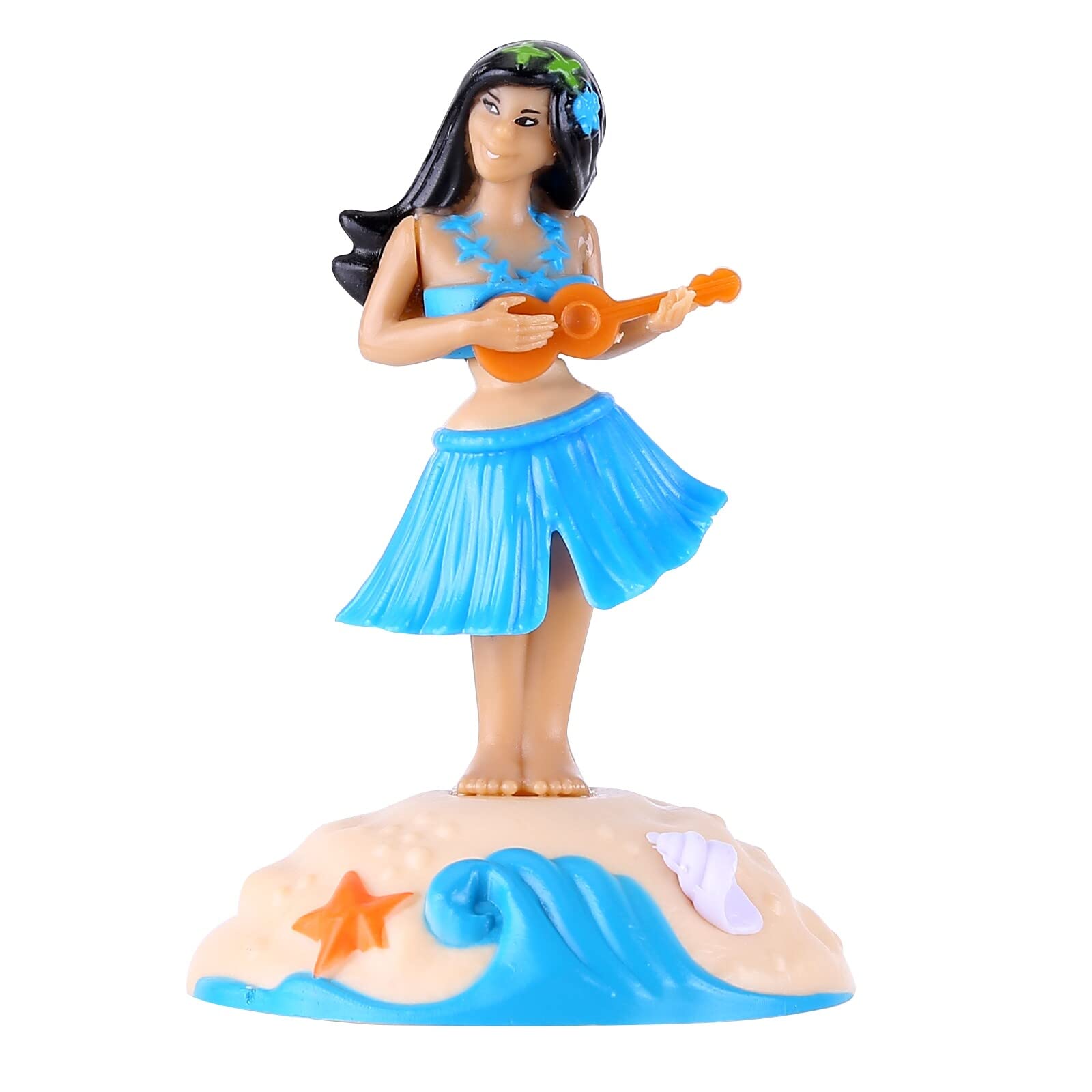 Danseuse Hawaïenne Solaire Pour Voiture – Hula Girl Qui Bouge, Décoration Oscillante, Panneau Solaire, Cadeau