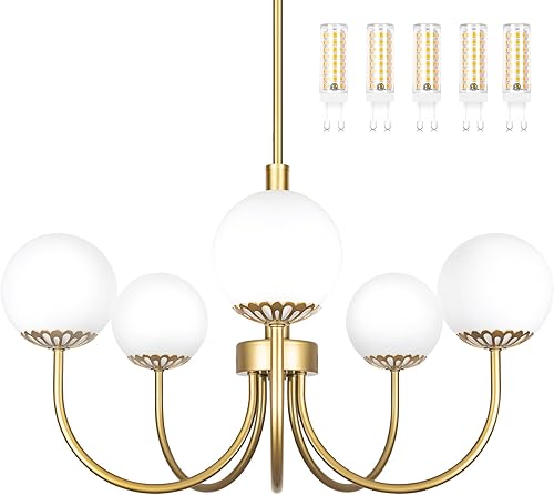 Miniatura 3 de Reemplazo de cristal de globo blanco esmerilado, pantalla de lámpara de bola de vidrio para candelabro, lámpara colgante, luz de techo, aplique de