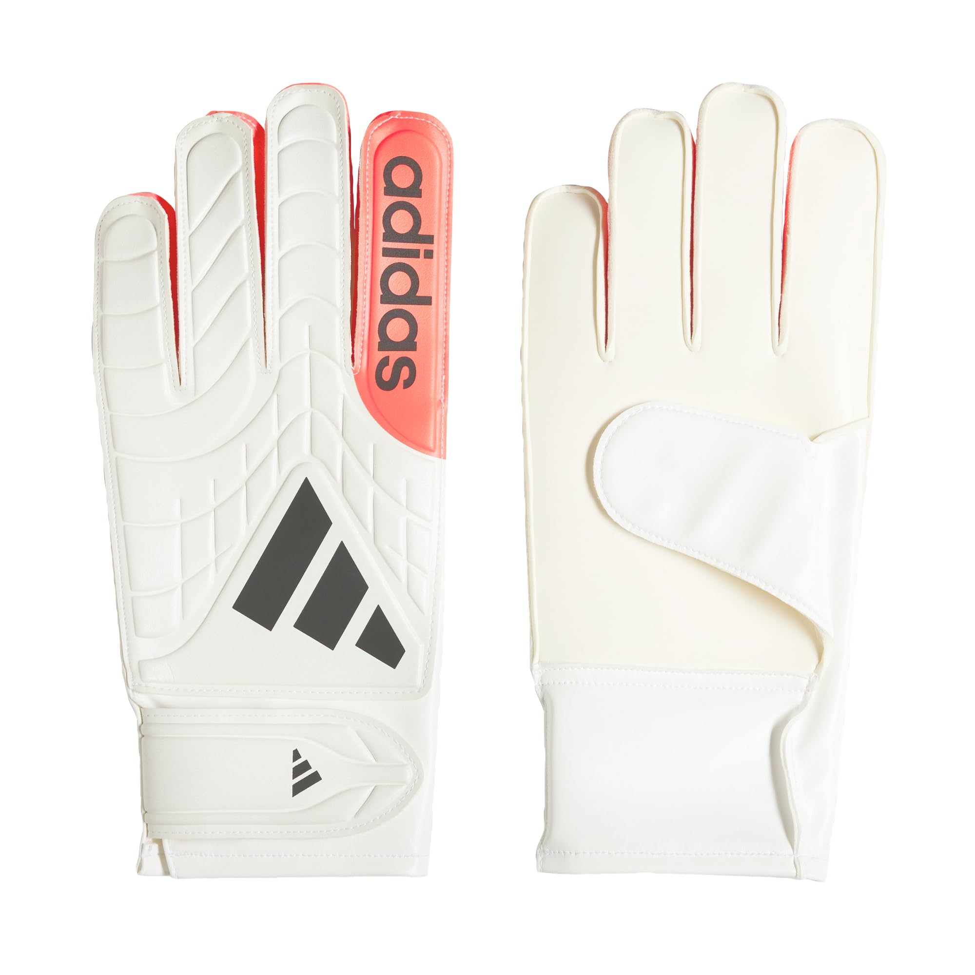 adidas Unisex COPA GOALKEEPER GLOVE CLUB, zero met./black/lucid red, 10.5