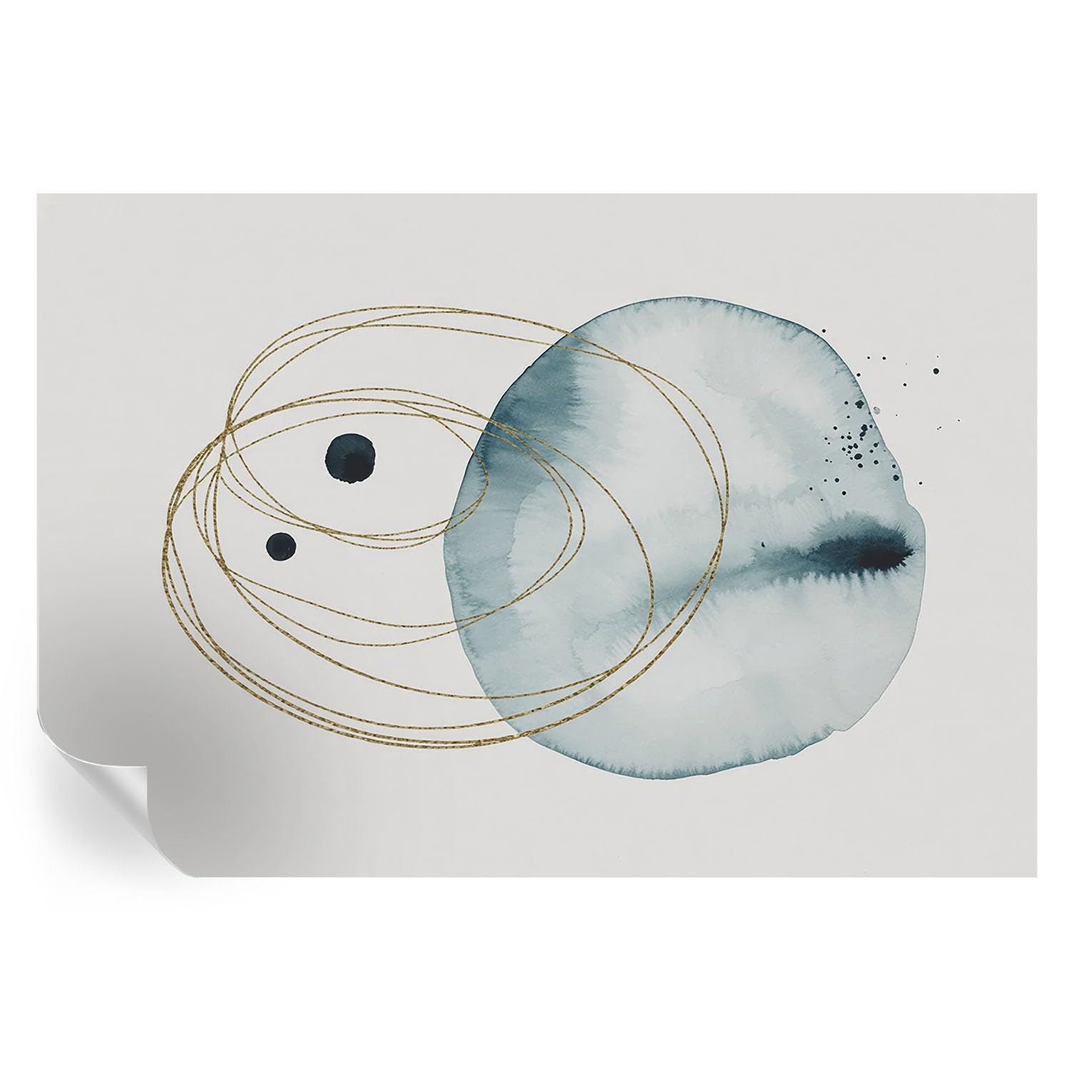 Vinilos decorativos modernos de 152x104 cm para crear espacios relajantes en dormitorios y oficinas