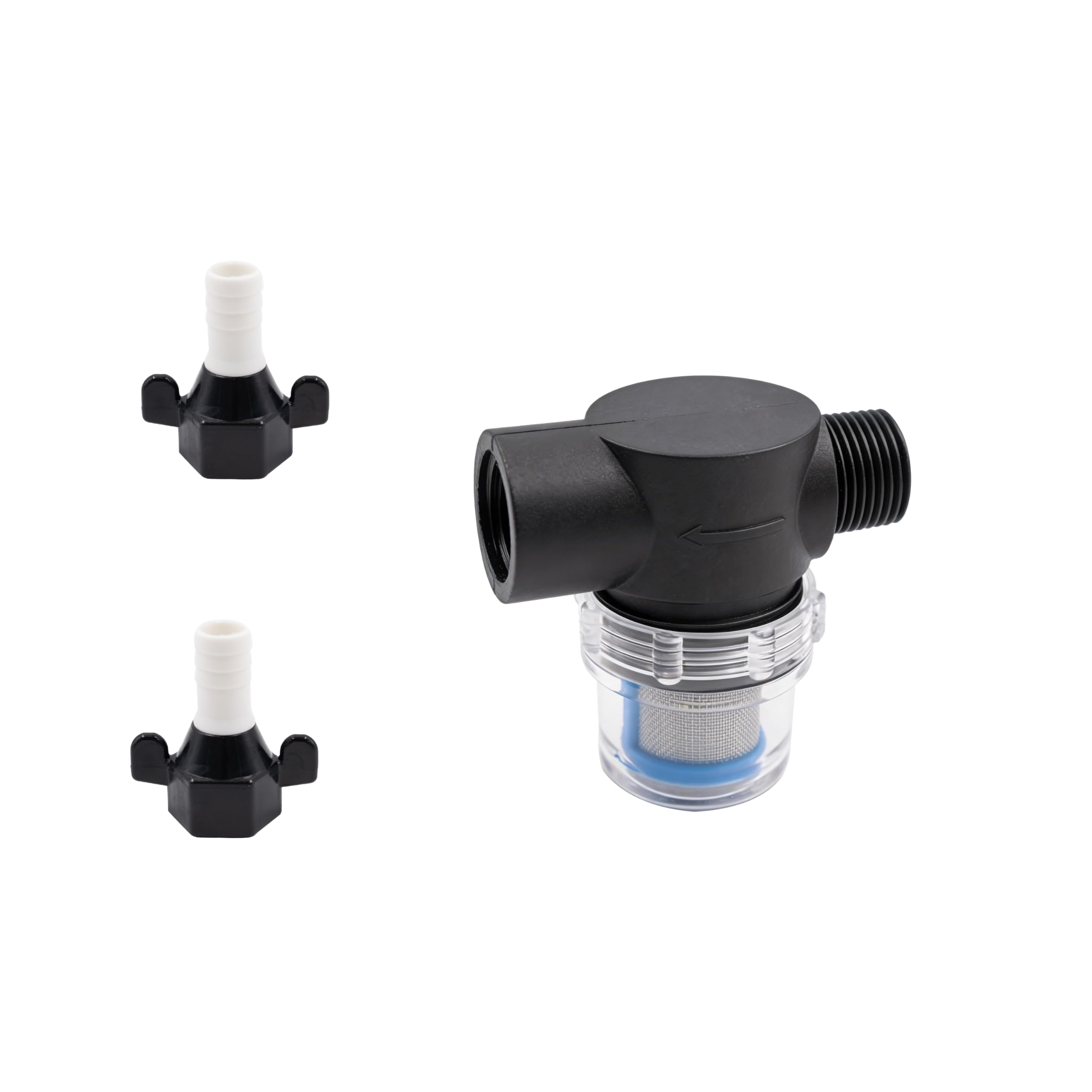 1/2 Zoll NPT Gewinde Filter Vorfilter Pumpenfilter | mit Amerikanischem Kegelgewinde für Gartenpumpen, Hauswasserautomaten, Brunnenpumpen, Tauchpumpen 50 Mesh Sieb