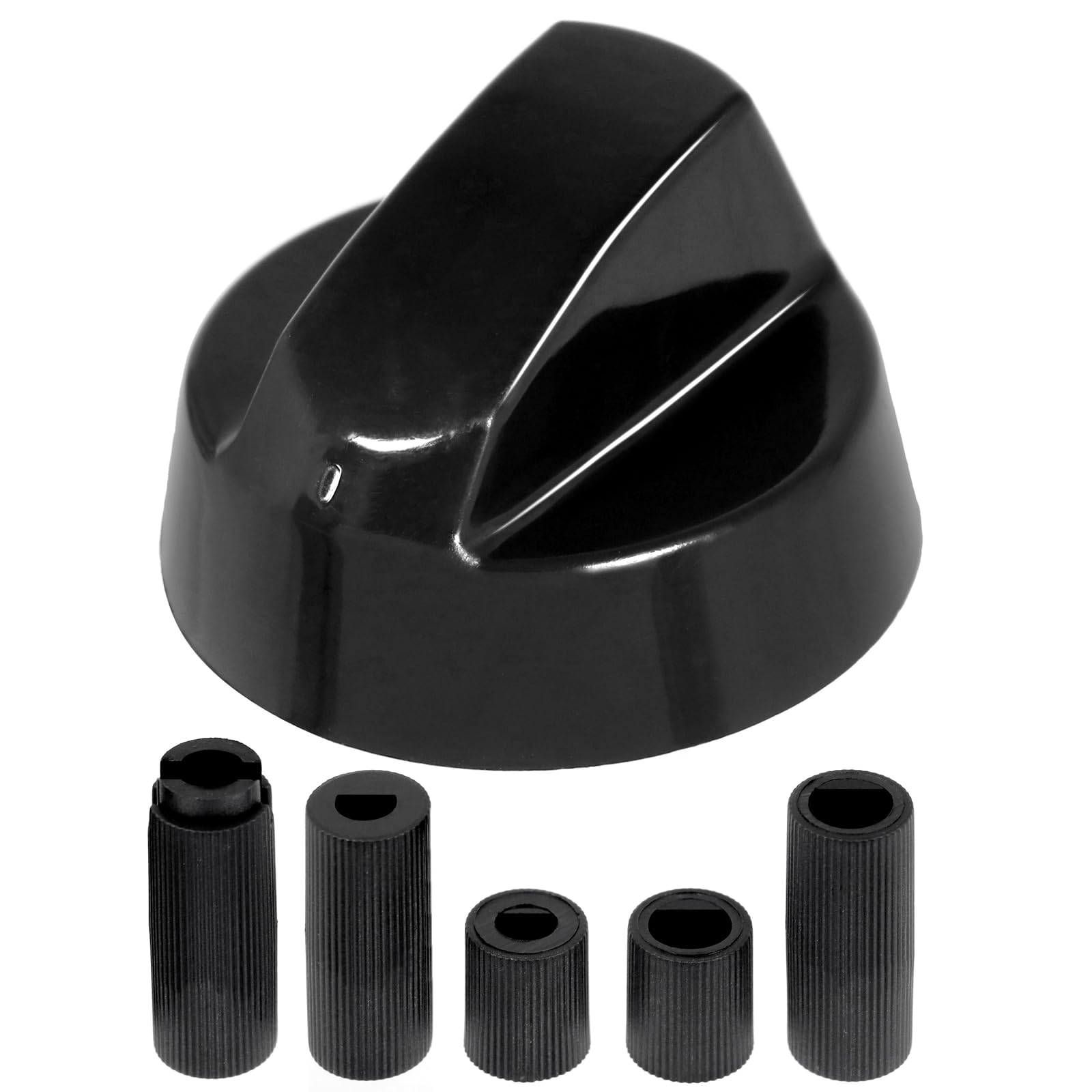 SPARES2GO Pokrętło sterujące z przełącznikiem kompatybilny z Tower Air Fryer frytkownicą (opakowanie 1 szt., czarne)