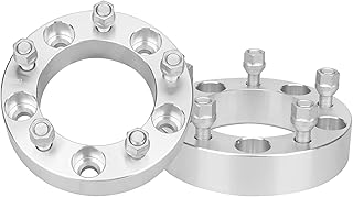 IRONTEK 1.5in Wheel Spacers 5x139.7mm (108mm Bore, 1/2" x 20 Studs) 5x5.5“ to 5x5.5“ Hub Spacers fit for Ford 03-06 for E-150, for Dodge 94-01 Ram 1500, for Jeep CJ5/ CJ6/ CJ7 2 PCS