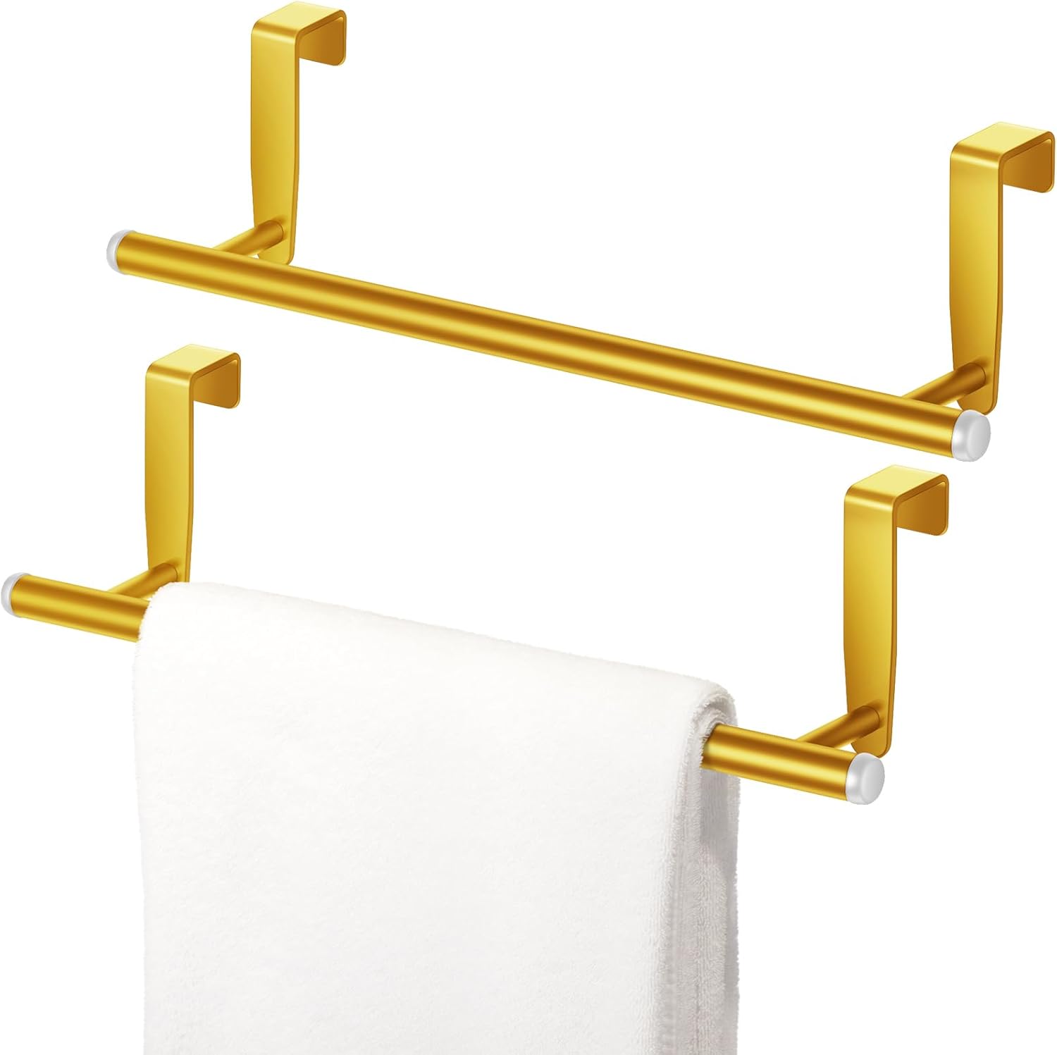 2 Pack Towel Rack for Steel Over Door Towel Rack