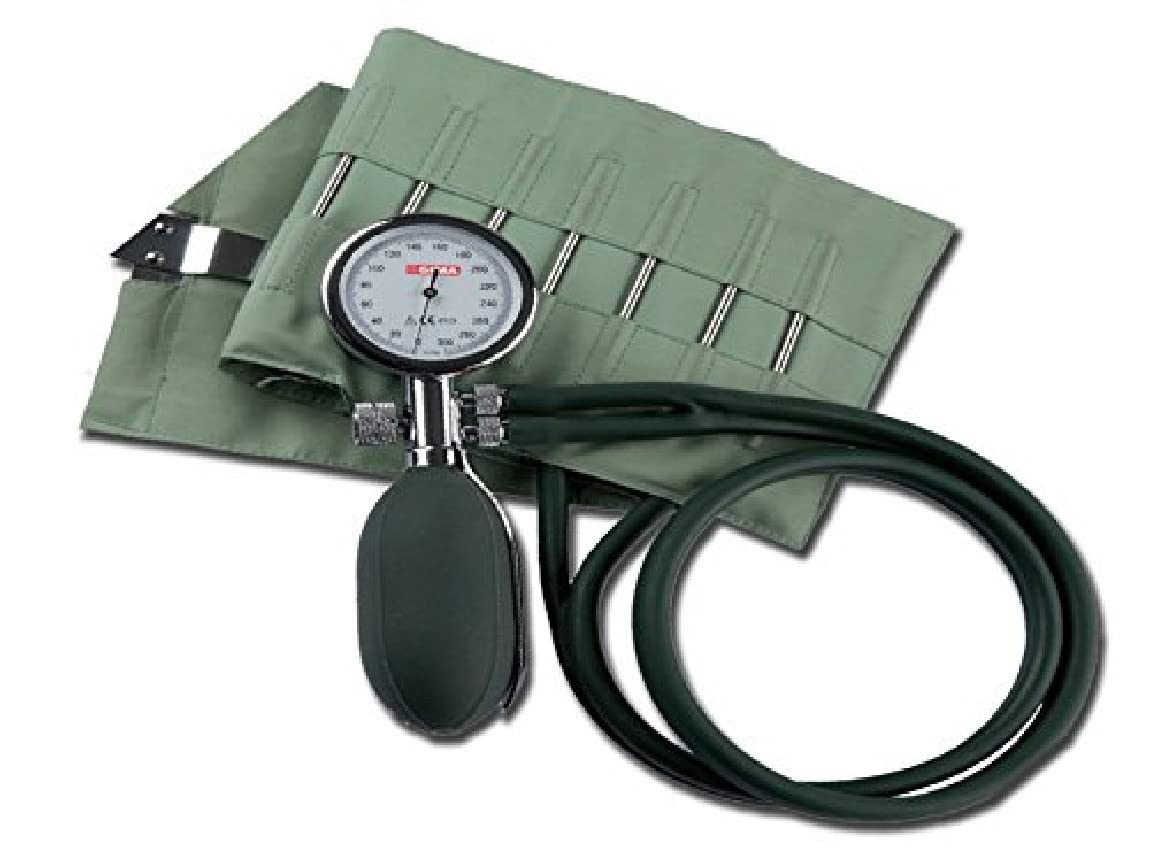 GIMA 32713 Sfigmo Minor 2, 2 Tubi, Bracciale Verde a Ganci