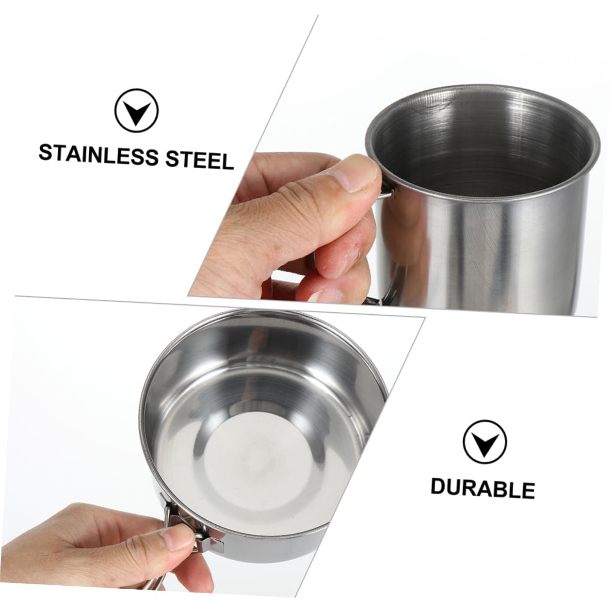 1 Juego Utensilios de Cocina para Camping Inoxidable para Senderismo Picnic y Barbacoa para Personas