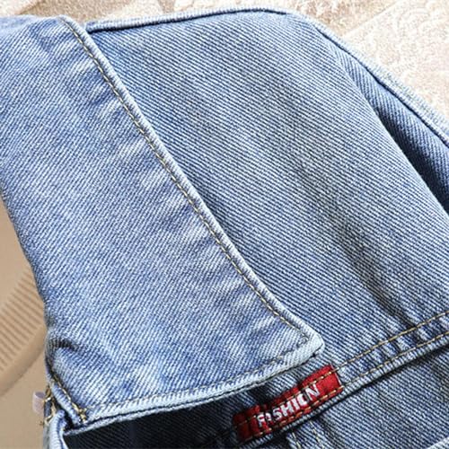 Mens Fashion Denim Jackets Casual Long Sleeve Fall Jackets Classic Tops Button Down Trucker Jacket Oversized Jean Coats3
