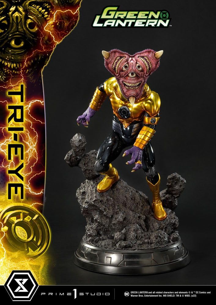 Prime 1 StudioDC Comics 1/3 Sinestro Tri-Eye Body Statue, 54 cm