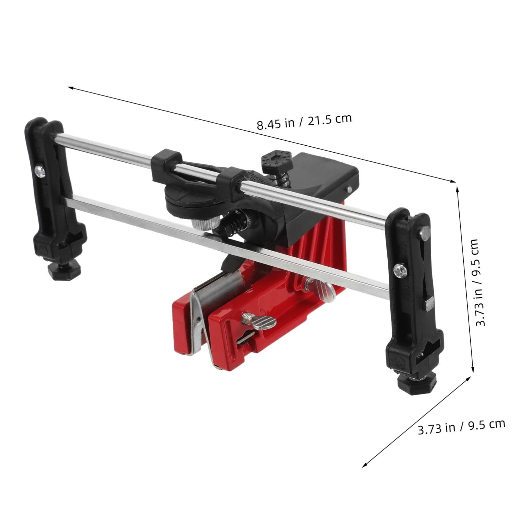 Affûteur de Chaîne de Tronçonneuse Portable Guide pour Usage Jardin Compatible Multi-chaînes Outil Manuel Pratique Solide