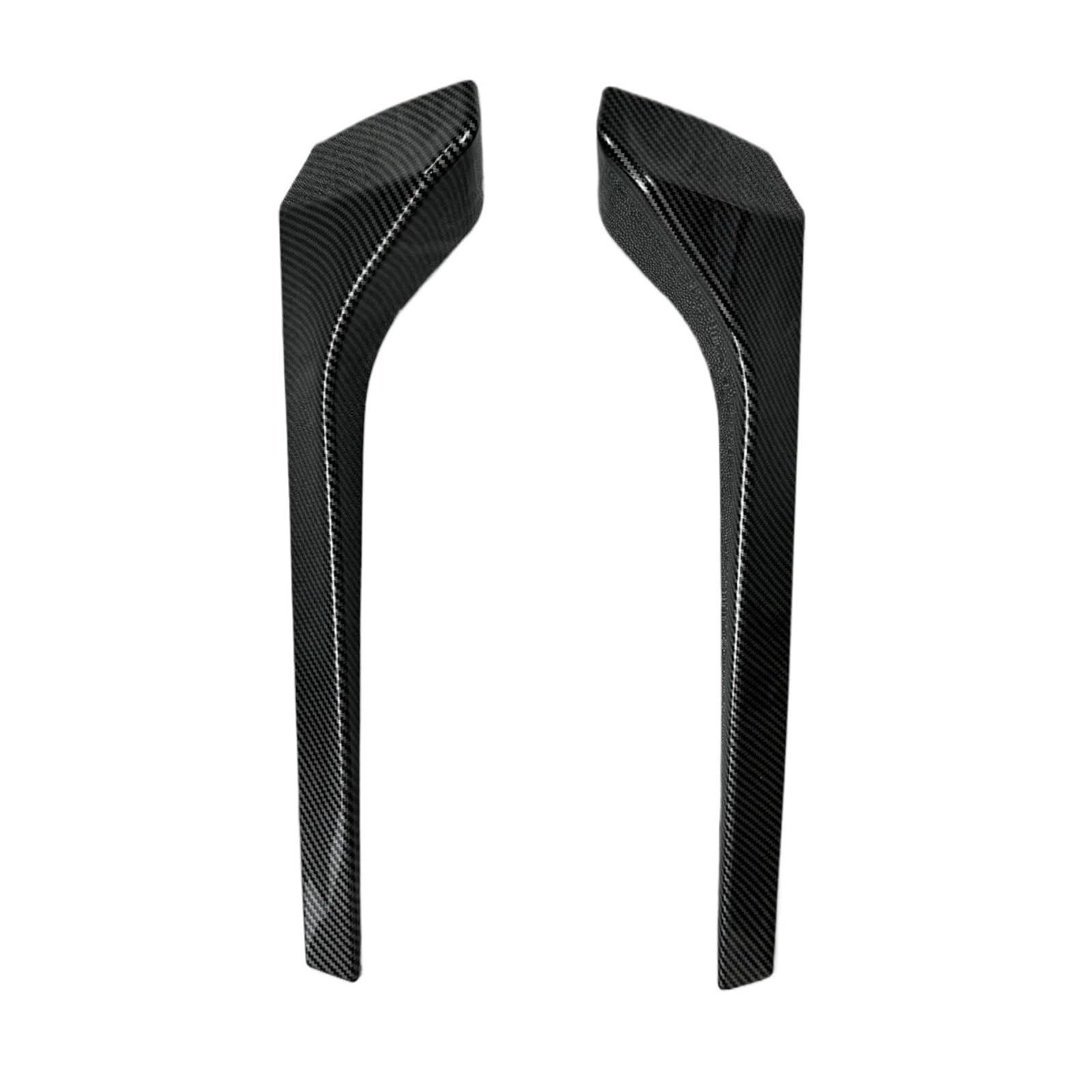 Laterale Lunotto Posteriore Ala Trim Per VW Per Tiguan Per MK2 Per 2017-2024 2 Pezzi Nero Lucido Lunotto Posteriore Side Splitter ABS Trim Body Kit Tuning | Carbon Look