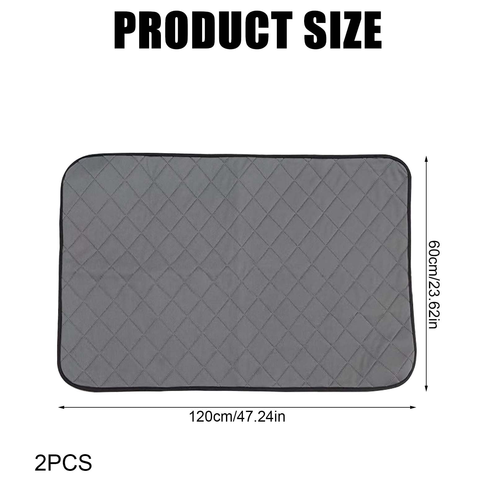 GBKDQQ PIPI wkładki do klatki świnki morskiej, 2 sztuki, 120 x 60 cm, podkładki dla królików, podkładki dla szczeniaków, nadają się do prania, wielokrotnego użytku, podkładki treningowe dla psów