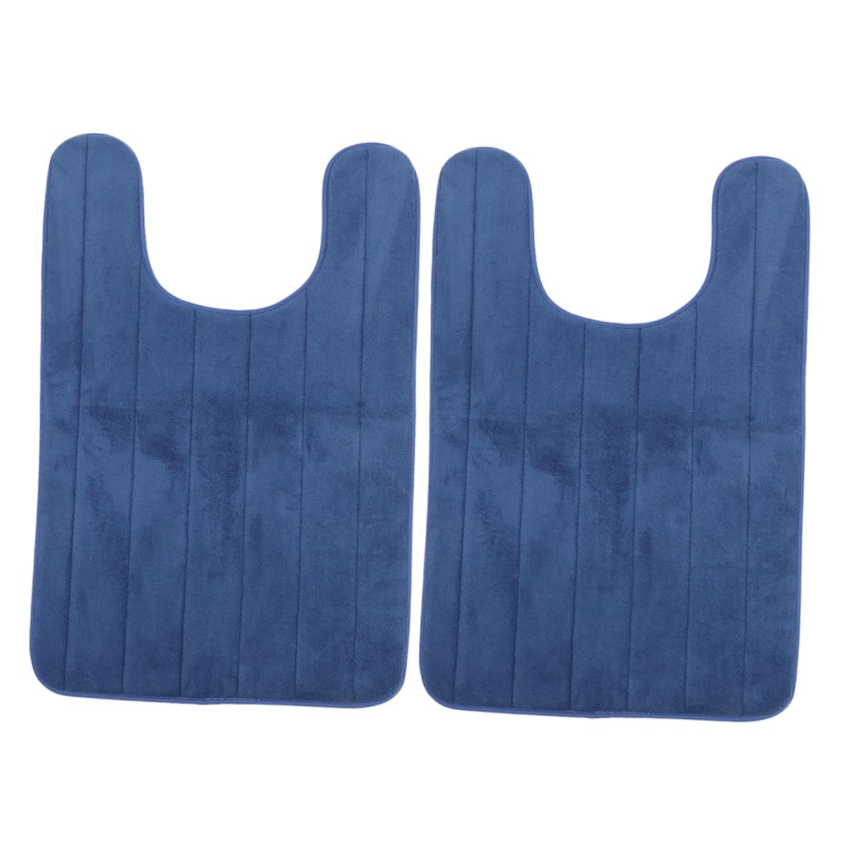Tapis de toilette antidérapant : finis les sols mouillés avec ce lot de 2 tapis lavables en U