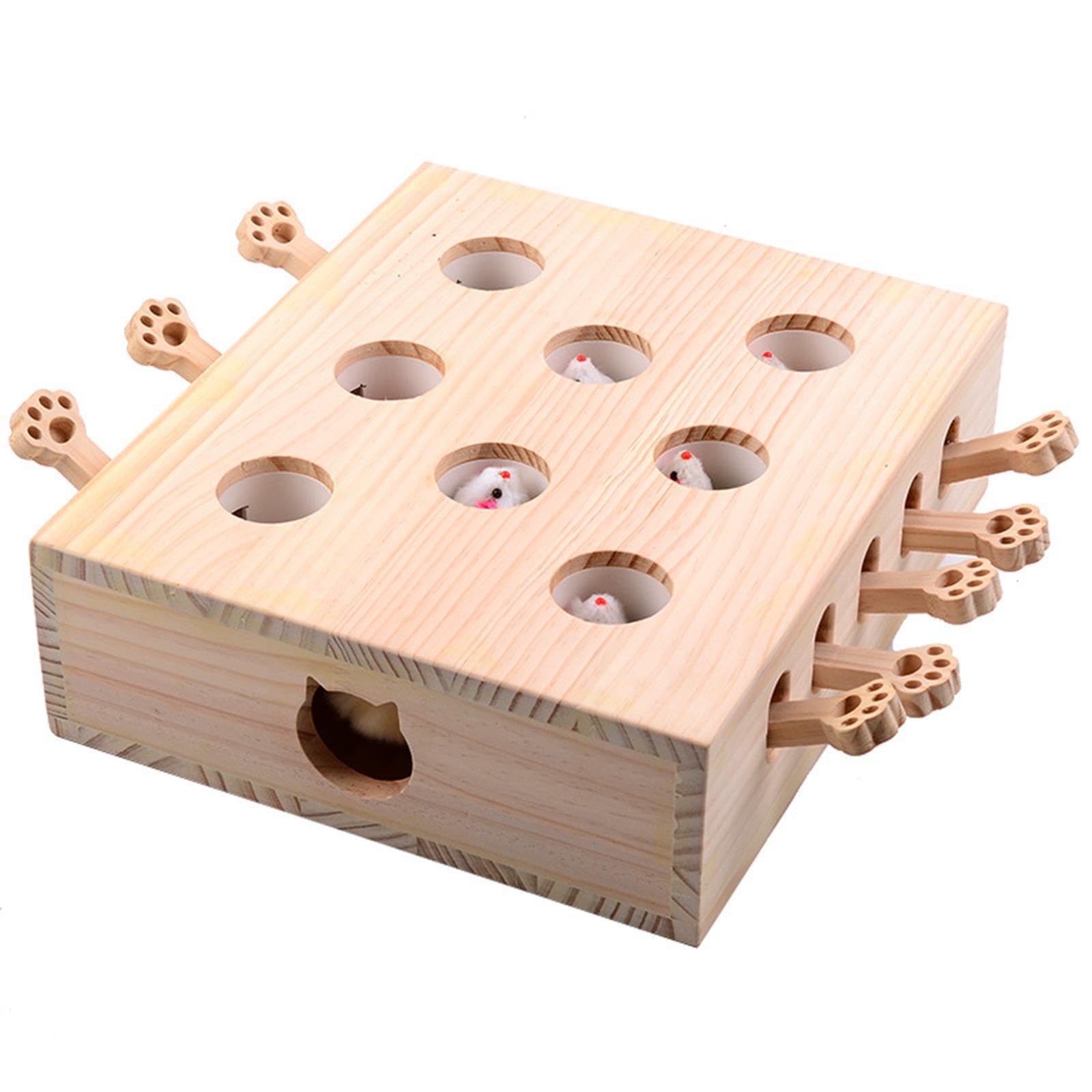 Juguetes para Gatos diseñados para captar la atención de los Gatos a través del Juego de atrapar Ratones Que Ofrece Entretenimiento en Interiores. Juego atrapar