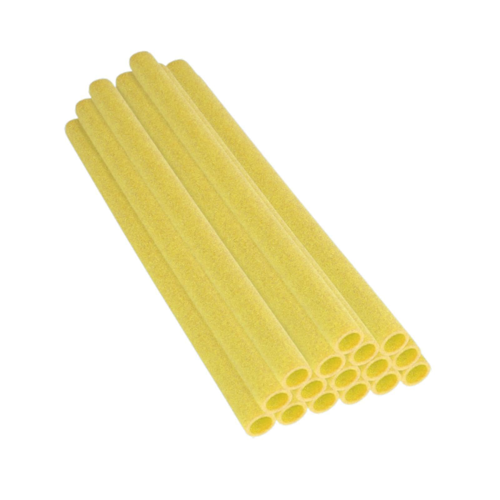 MERISHOPP 12x Trampoline Pole Foam Sleeves Parts 35.4 Length Sturdy Protective Covers Yellow-image-35