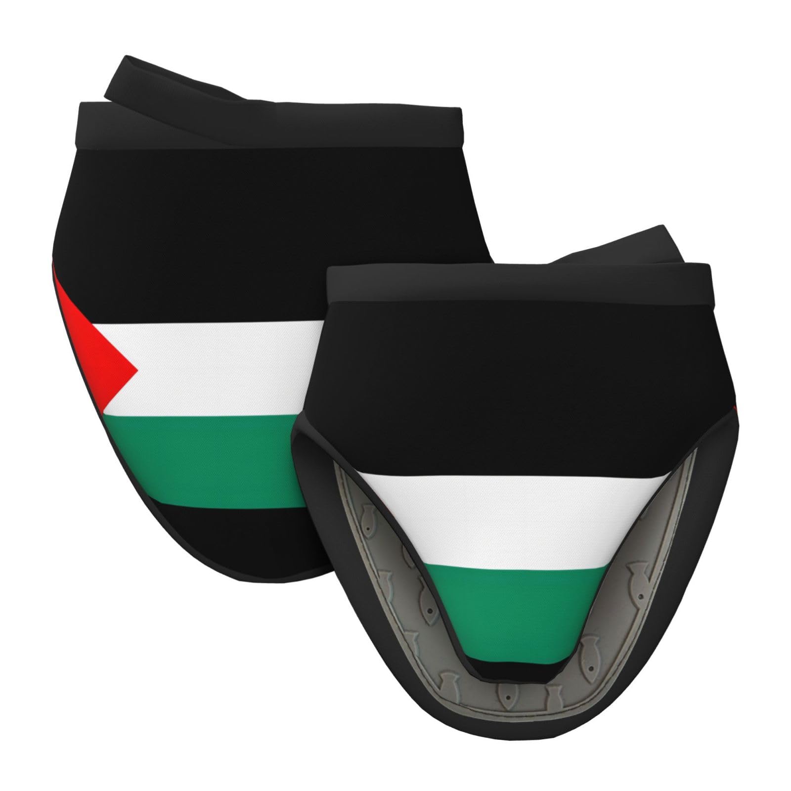 Gants de cuisine en silicone motif Palestine résistants à la chaleur pour four et grillades
