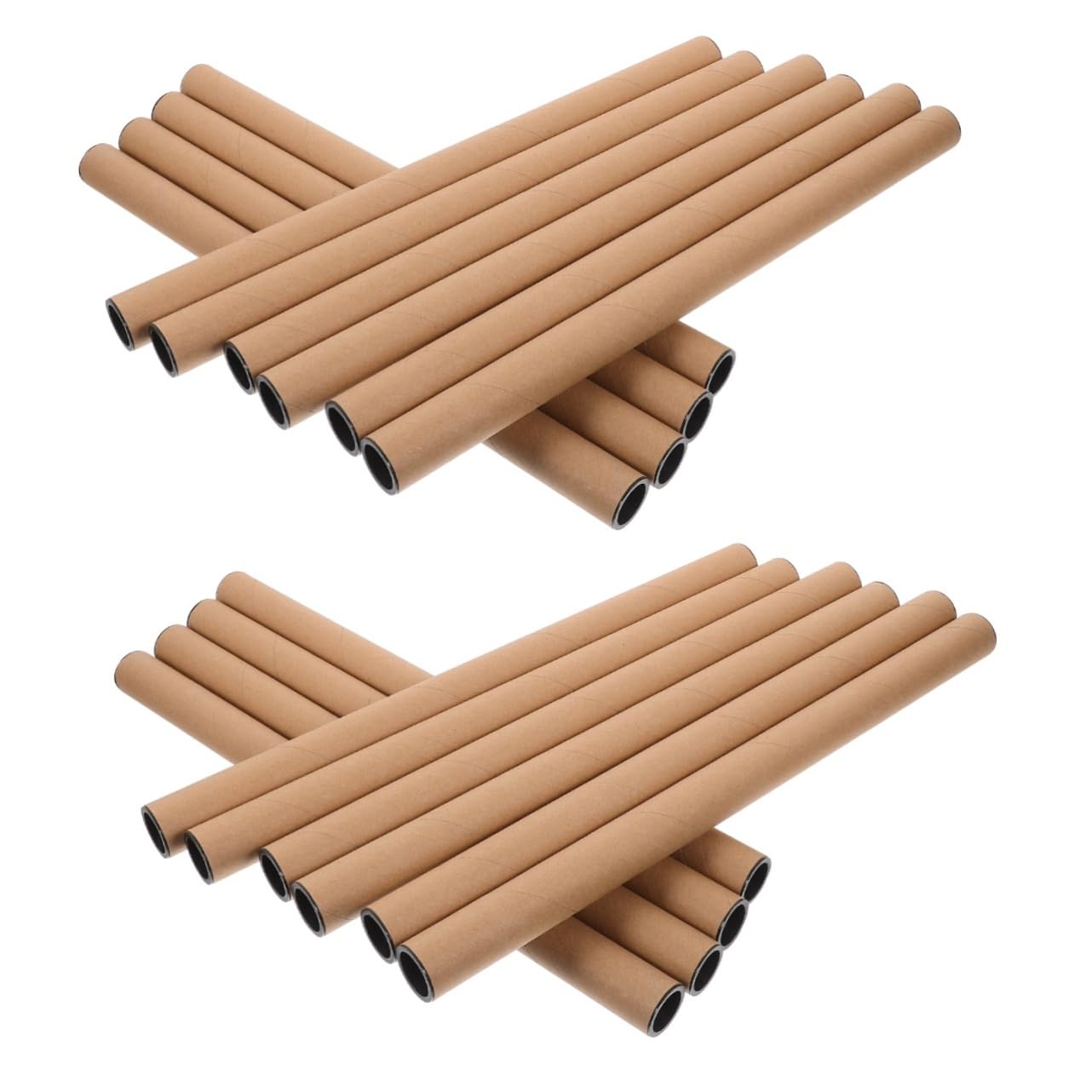 20stücke Kraftpapier Versandrollen Robuste Aufbewahrungshülsen Für Kunstwerke Poster Und Dokumente Für Transport Und Lagerung Von Zeichnungen Und Kunstwerken