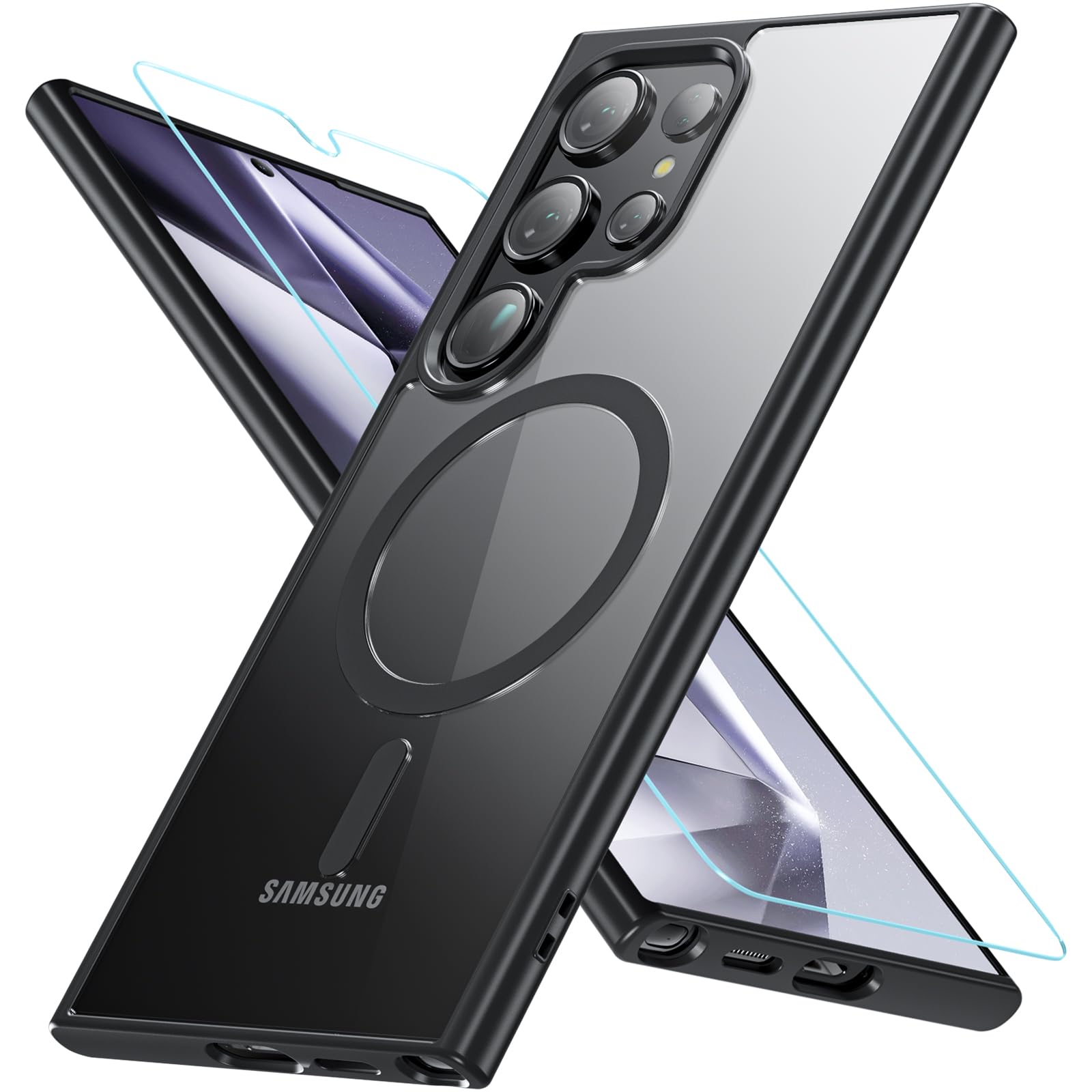 Amazon.com: Hensinple Magnetic for Samsung Galaxy S24 Ultra Case